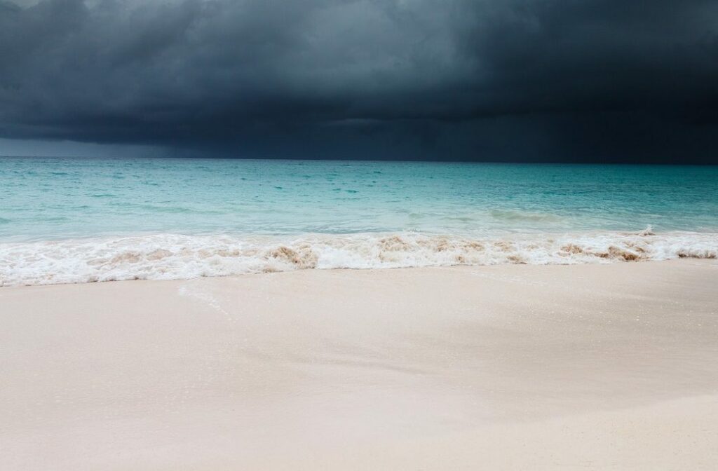 ouragan plage