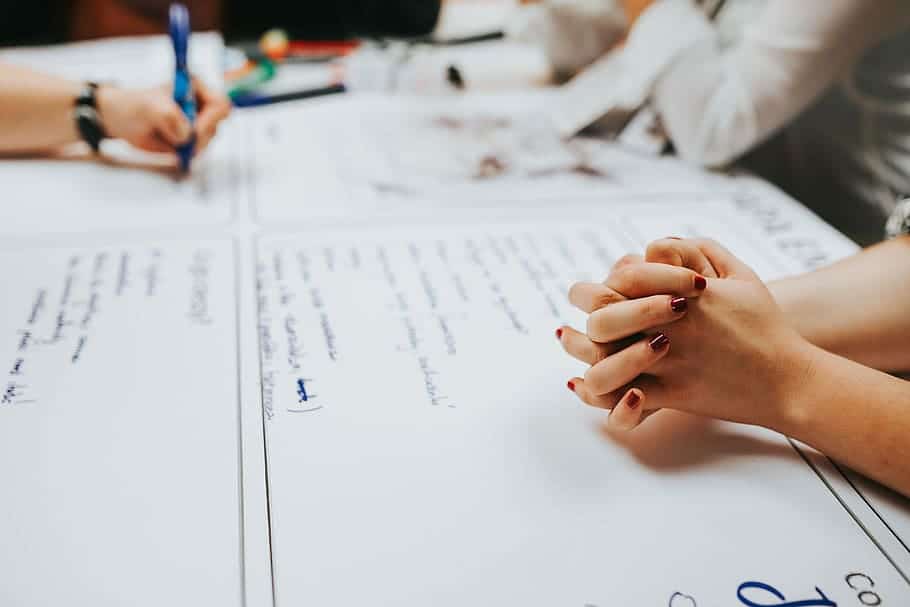 séance de brainstorming pour définir les besoins
