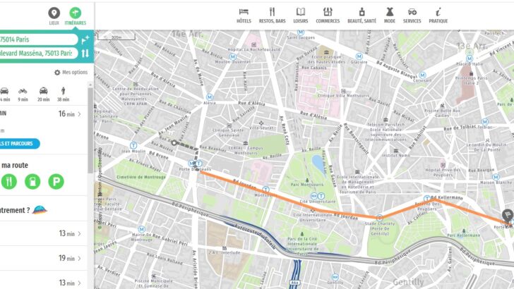 Comment imprimer un itinéraire Mappy ?