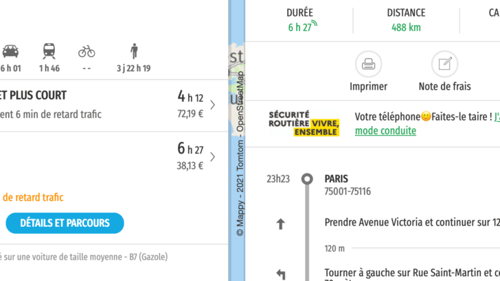Itinéraire Mappy sans péage : comment le calculer pour ses vacances ?