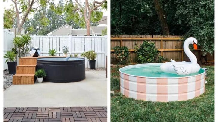 Comment transformer une cuve pour bétails (en acier galvanise) en piscine ?