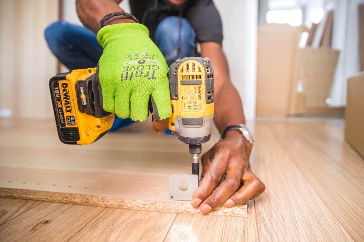 Rénovation encadrement porte