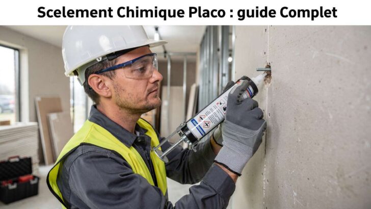 Scellement chimique placo : guide complet pour une fixation solide